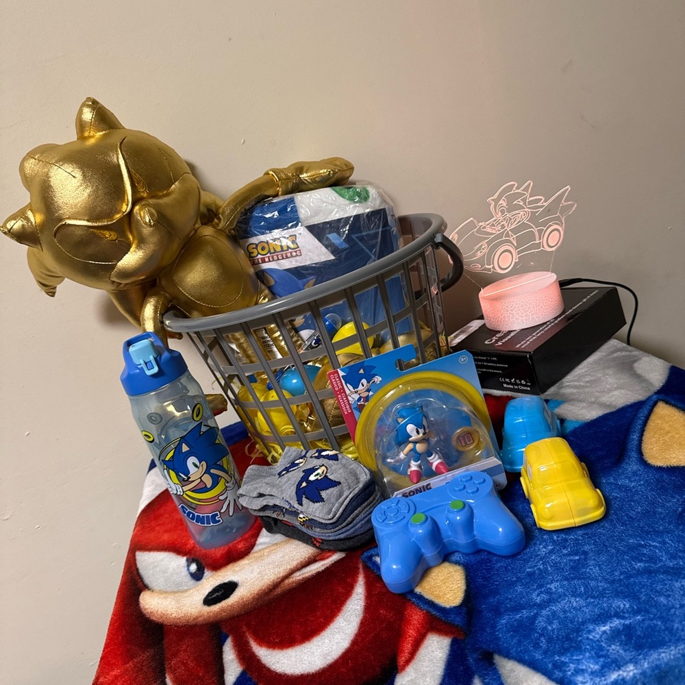 Kids Toy Set with Gold Plush